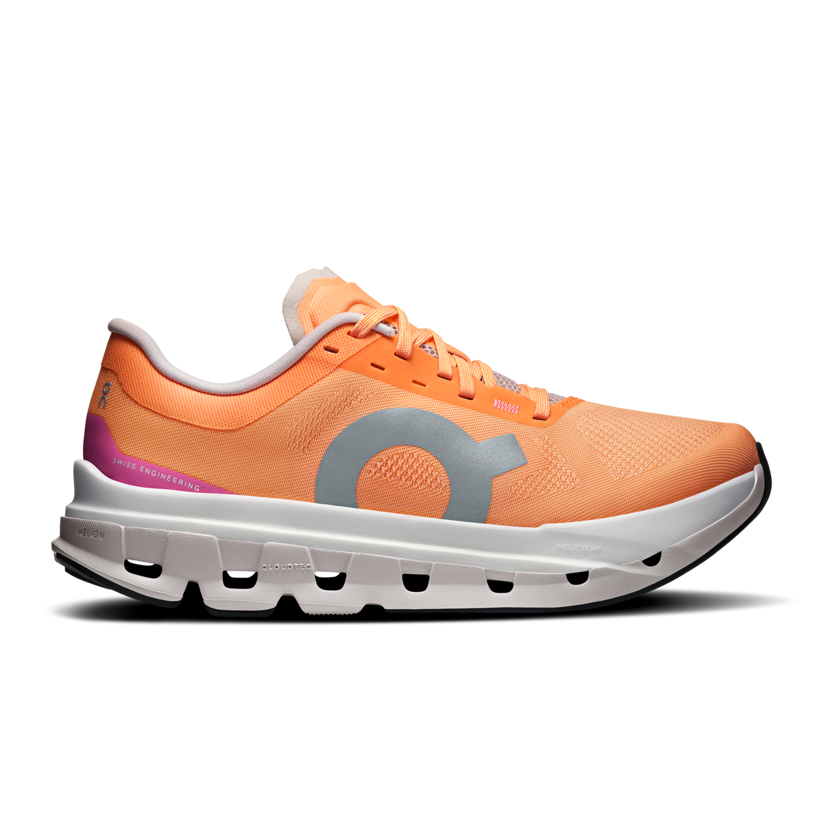 ON Cloudflow 5 | Tangerine/Silver | Women's Everyday Athletic Shoe