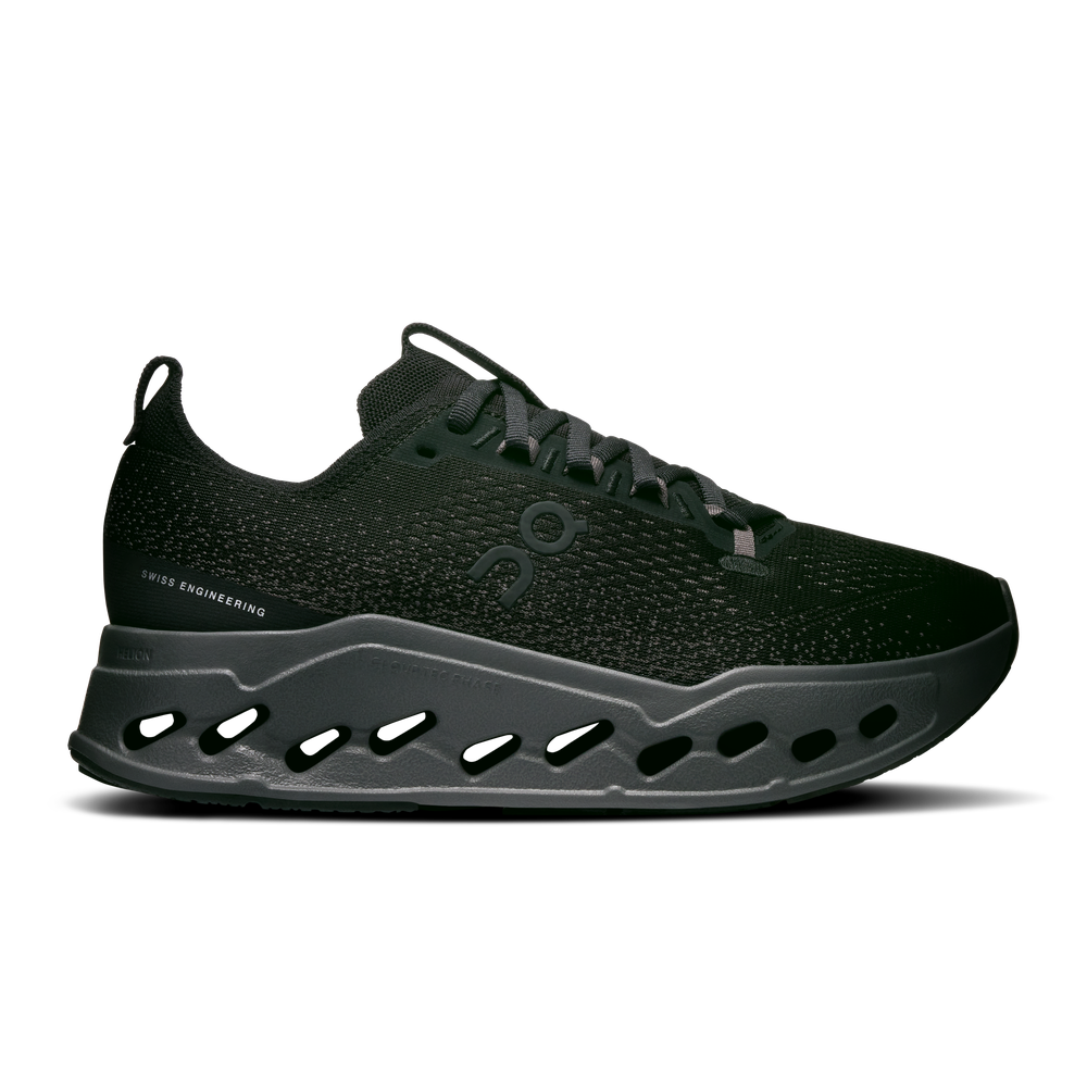 ON Cloudsurfer Max | Black/Eclipse | Women's Responsive Running and Walking Shoe