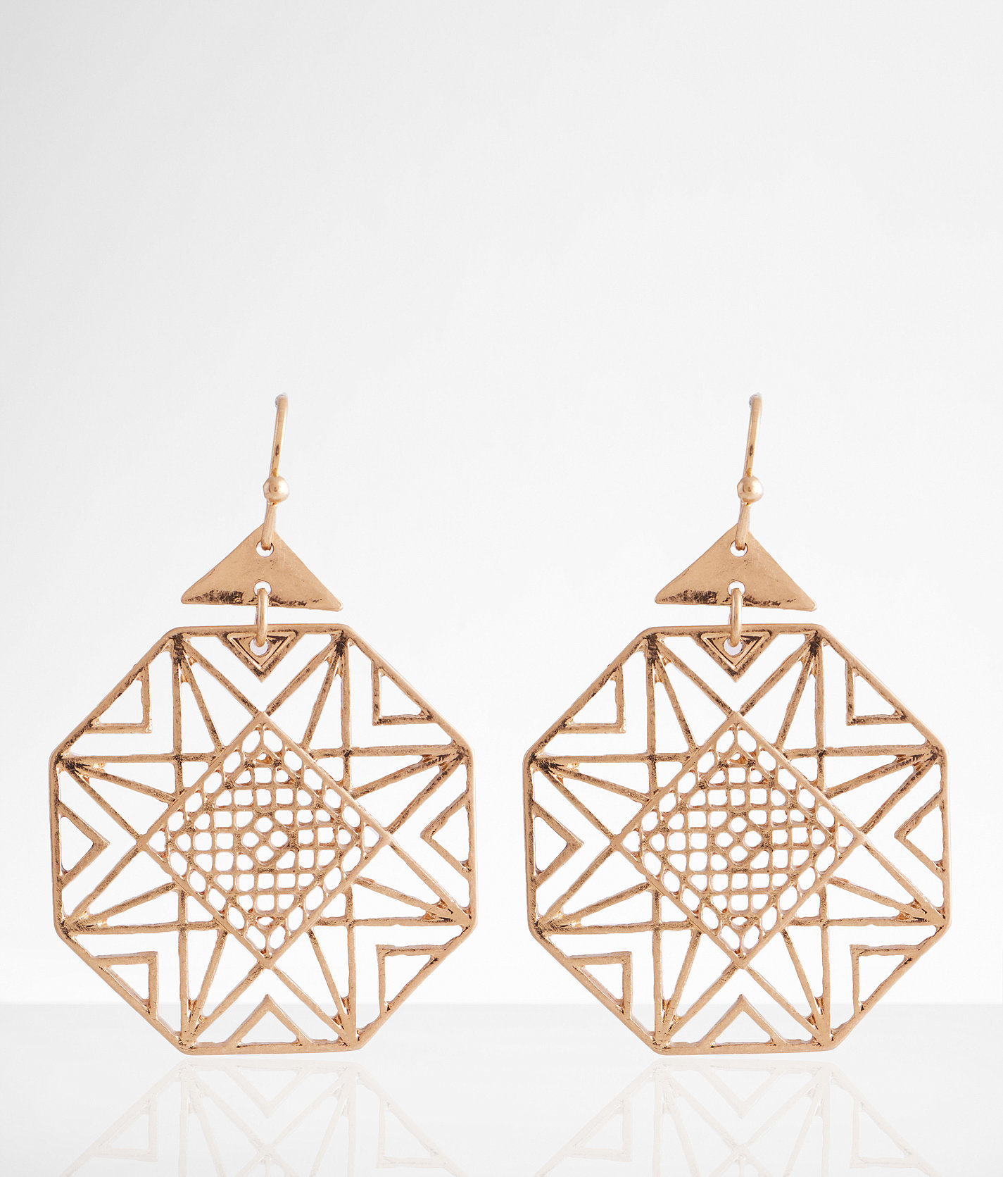 boutique by BKE Filigree Drop Earring - Women's Jewelry in Gold