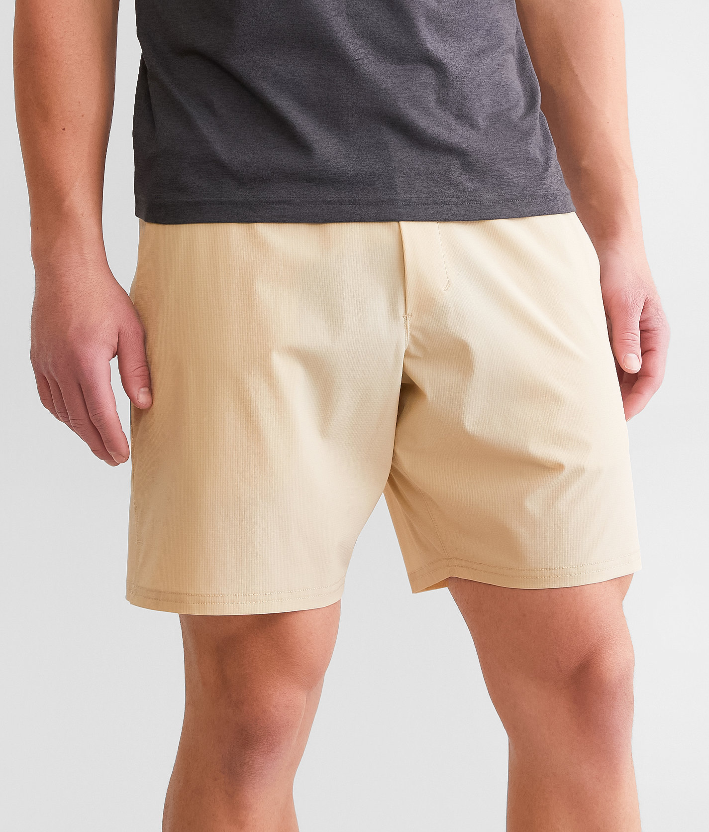 Maven Co-op Essential Performance Stretch Short - Men's Shorts in Lt Khaki