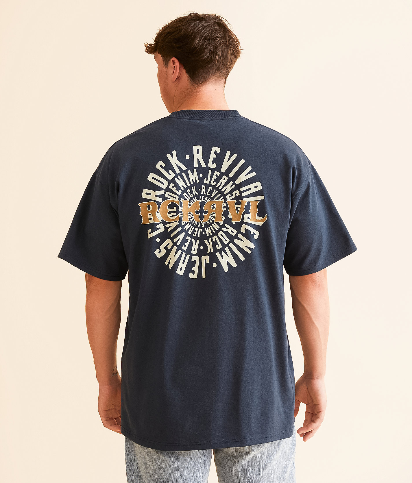 Rock Revival Logan T-Shirt - Men's T-Shirts in Navy