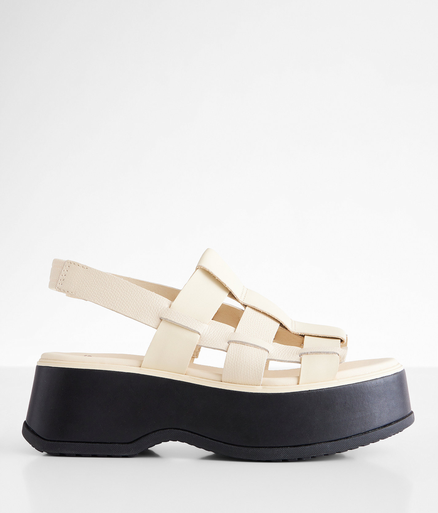 Sorel Dayspring Slingback Leather Sandal - Women's Shoes in Honey White Black