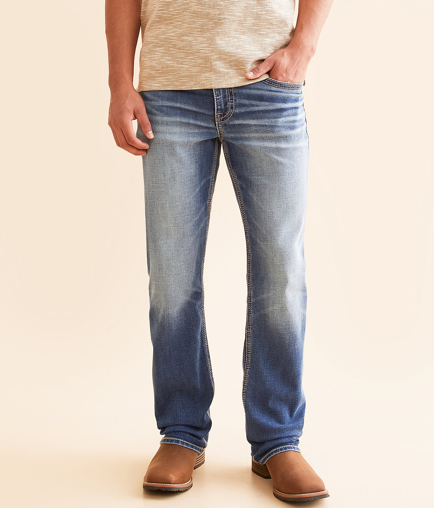 BKE Jake Boot Stretch Jean - Men's Jeans in Oscar