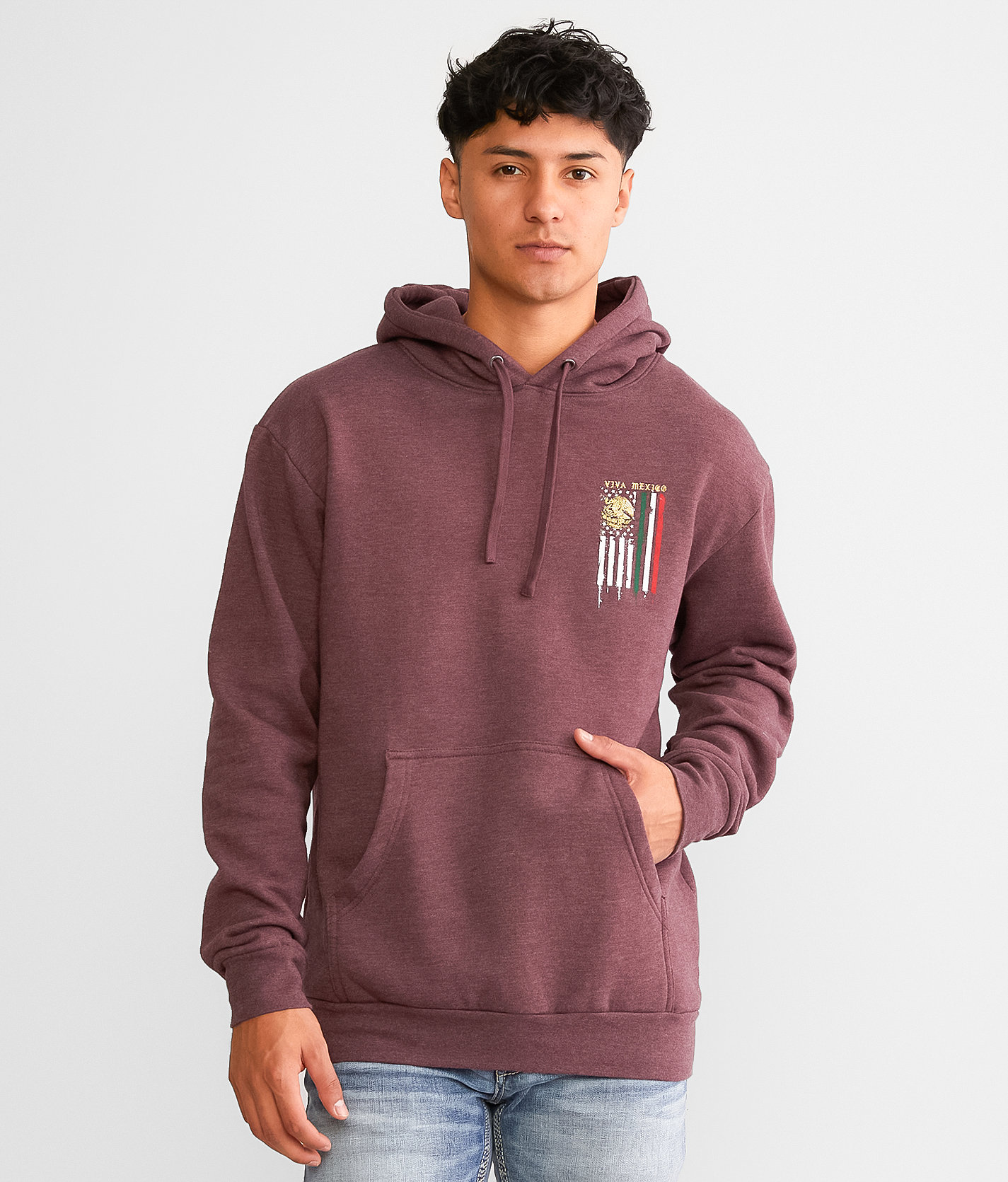 Freedom Ranch Ponderosa Hooded Sweatshirt - Men's Sweatshirts in Burgundy Heather