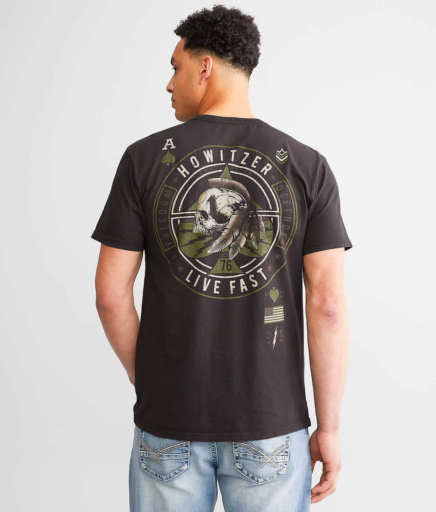Howitzer Ghost Recon T-Shirt - Men's T-Shirts in Vintage Black