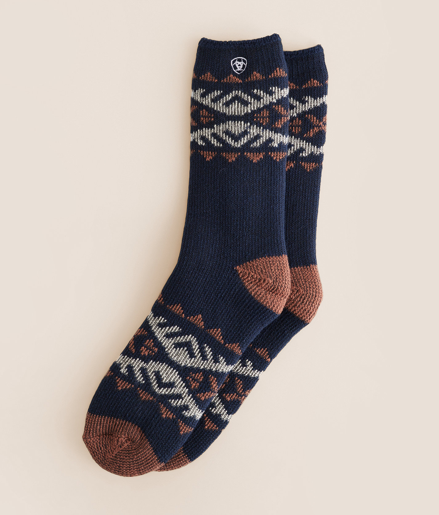 Ariat Premium Alpine Socks - Women's Socks in Navy