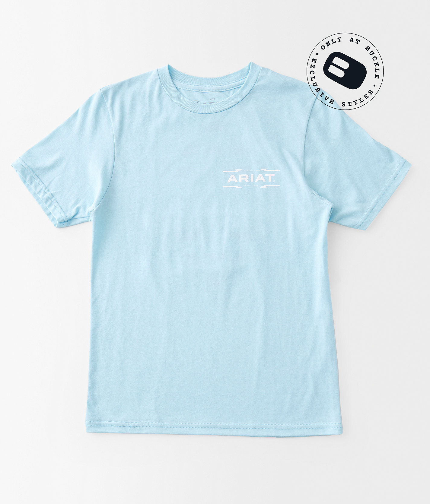 Boys - Ariat Diamond Canyon T-Shirt - Boy's T-Shirts in Sky Blue Heather