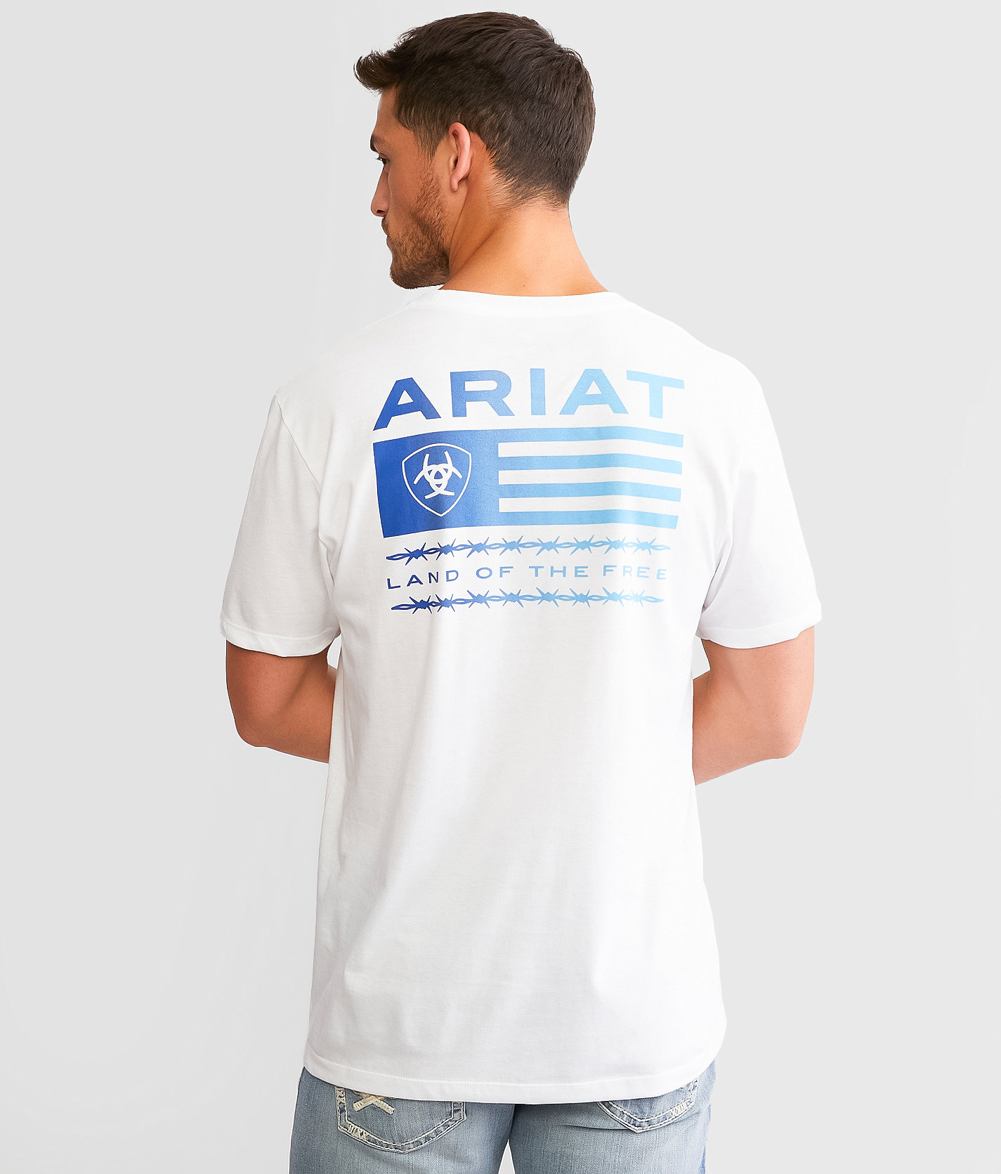 Ariat Hidden Valley T-Shirt - Men's T-Shirts in White