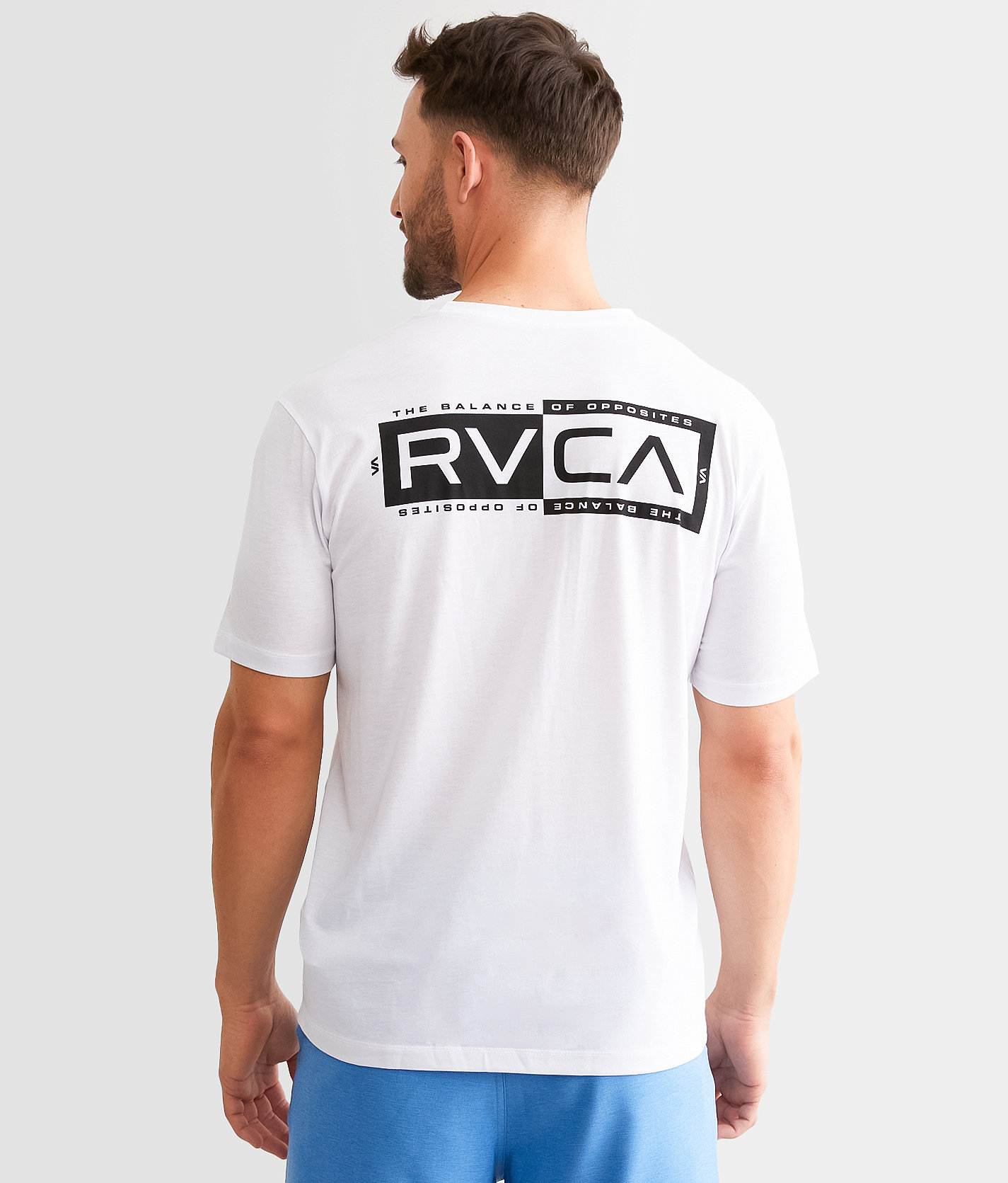 RVCA Contrast Sport T-Shirt - Men's T-Shirts in White