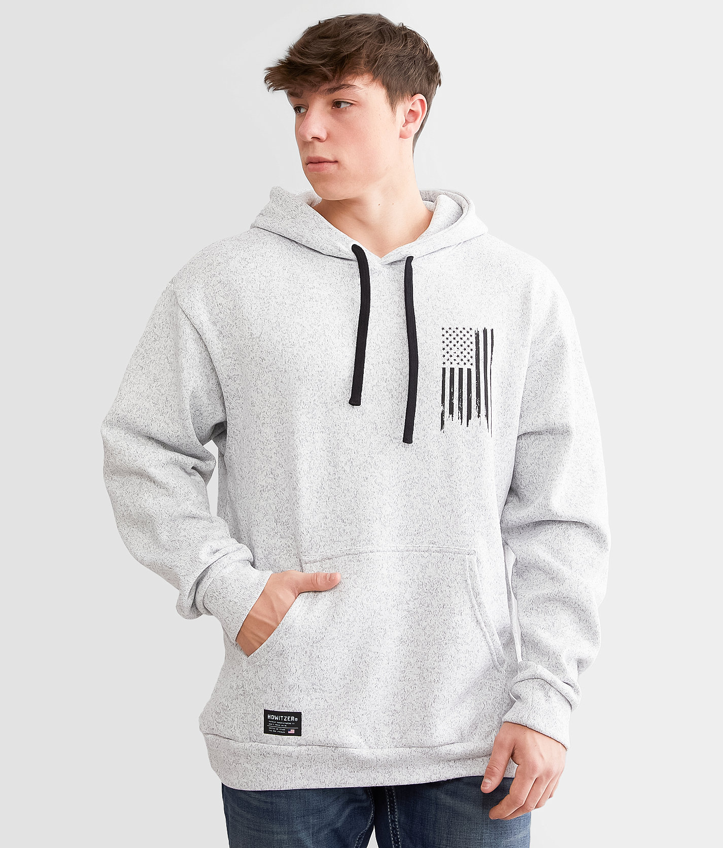 Howitzer Proud Hooded Sweatshirt - Men's Sweatshirts in White