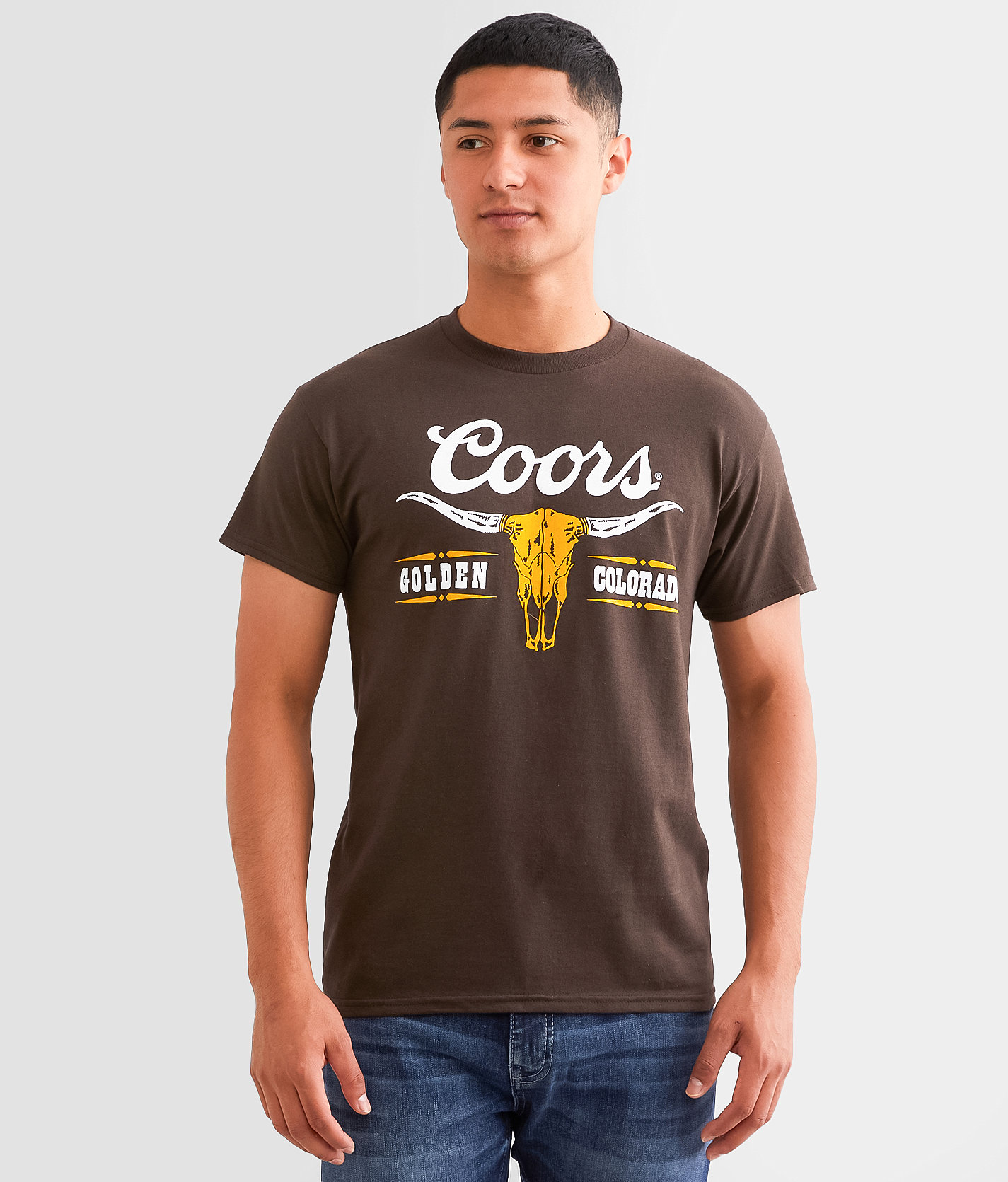 Brew City Coors® Golden Colorado T-Shirt - Men's T-Shirts in Dark Chocolate