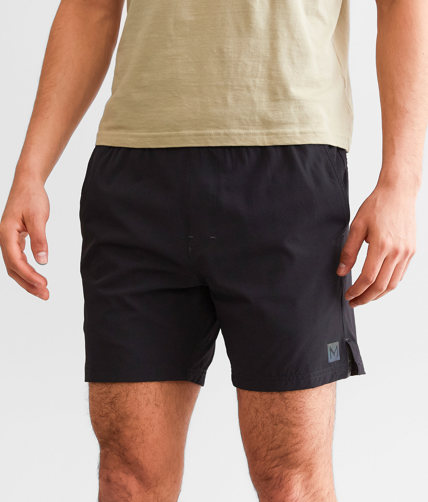 Maven Co-op Train Performance Stretch Short - Men's Shorts in Black