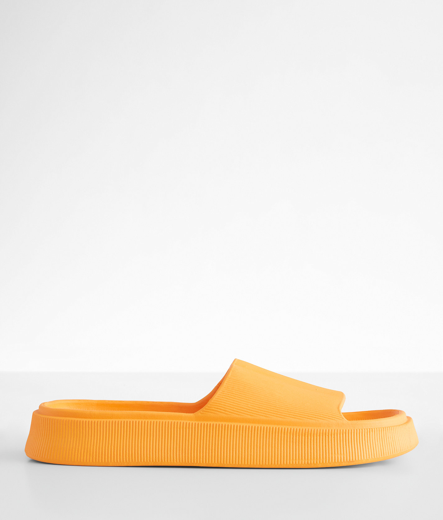 BKE Sunshine Textured Slide - Women's Shoes in Orange