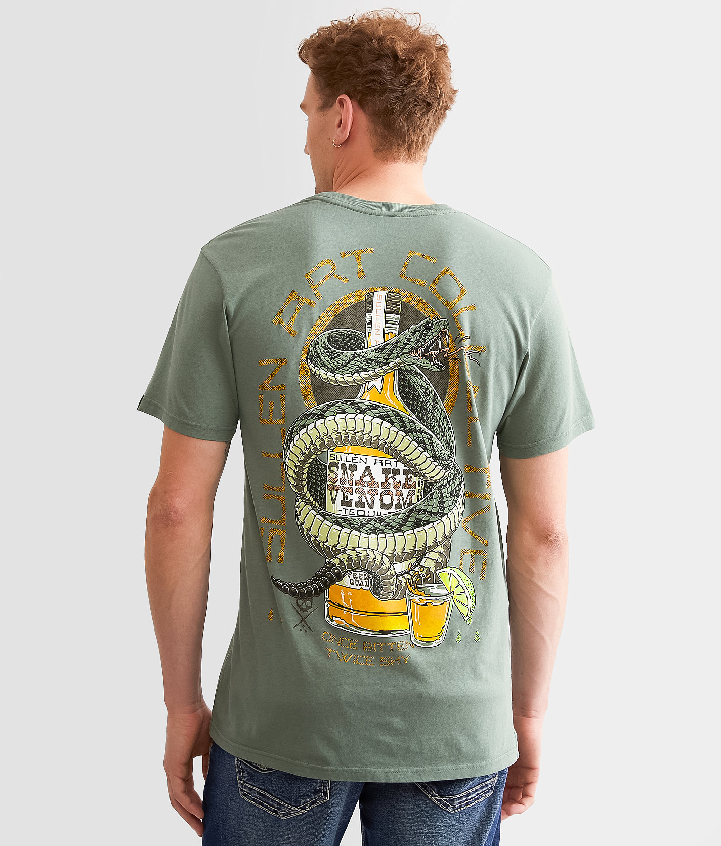 Sullen Snake Venom T-Shirt - Men's T-Shirts in Dark Forest