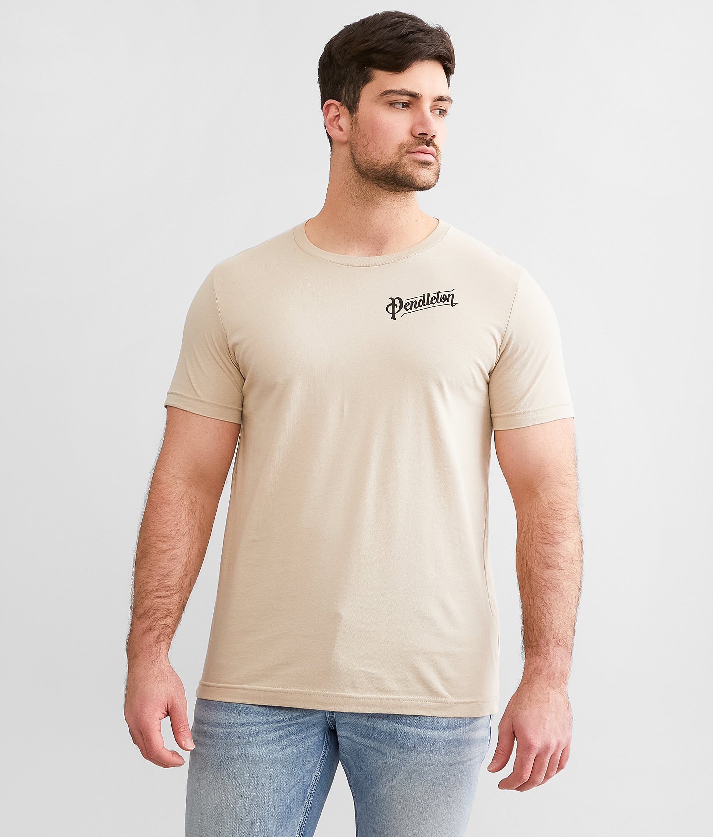 Pendleton Howling Wolf T-Shirt - Men's T-Shirts in Tan