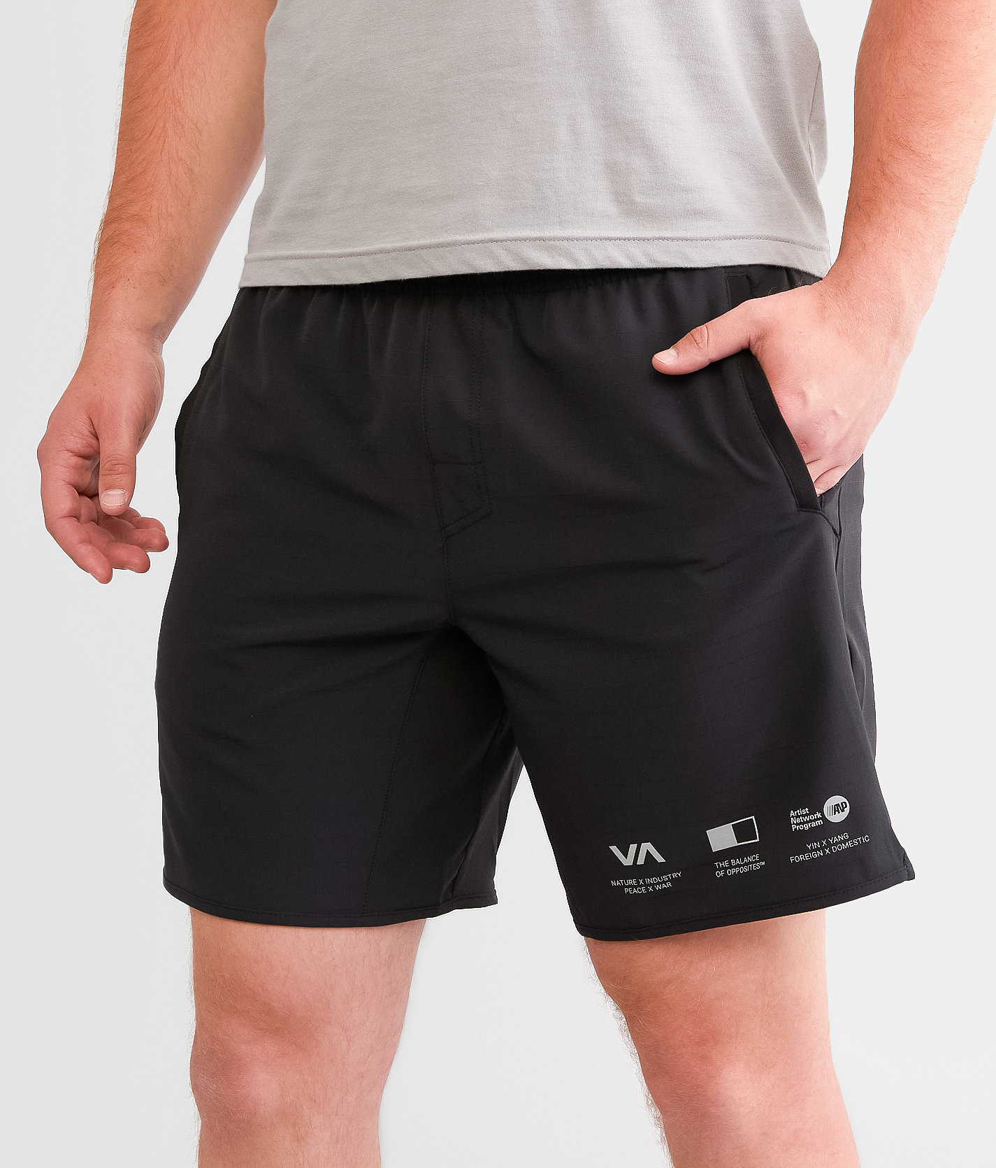 RVCA Yogger Stretch Short - Men's Activewear in Black