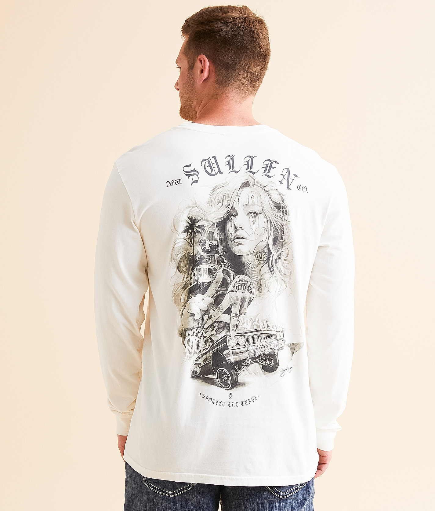 Sullen Los Angeles T-Shirt - Men's T-Shirts in Antique White