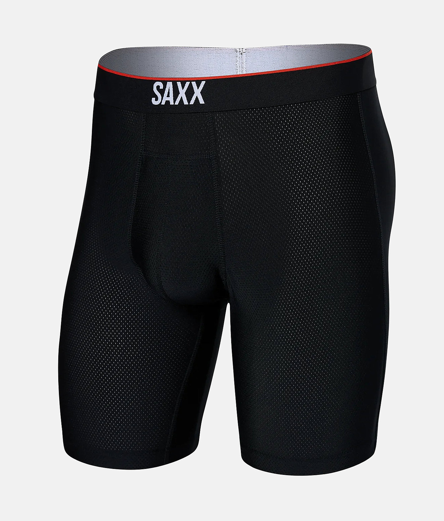 SAXX Light Compression Training Stretch Short - Men's Boxer Briefs in Black