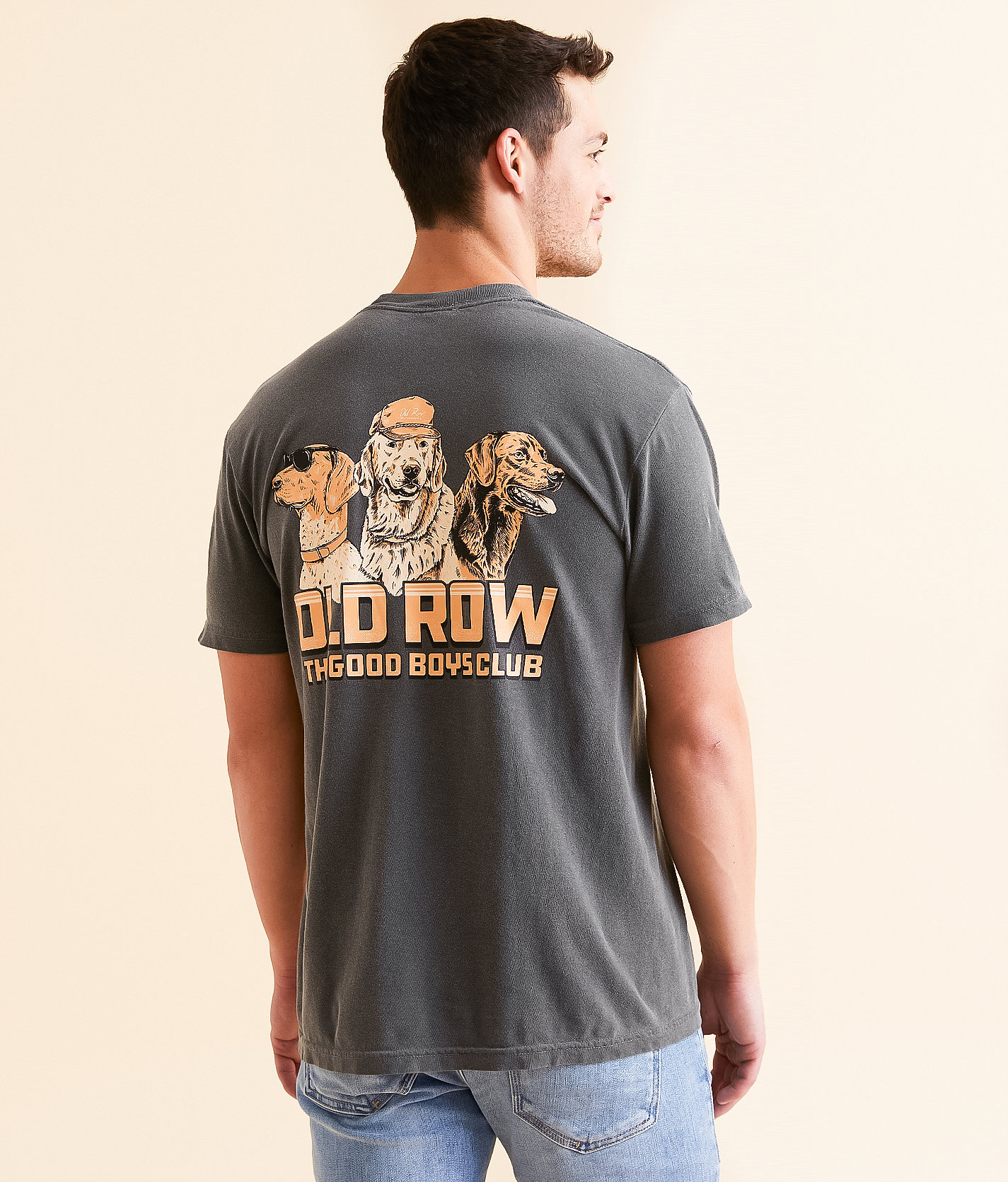 Old Row The Good Boys Club Trio T-Shirt - Men's T-Shirts in Pepper