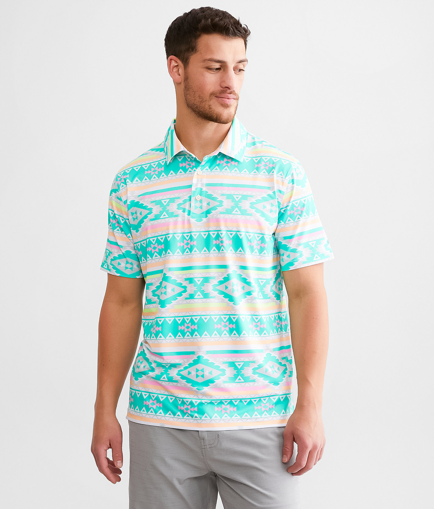 Chubbies The En Fuegos Performance Polo - Men's Polos in Open Miscellaneous