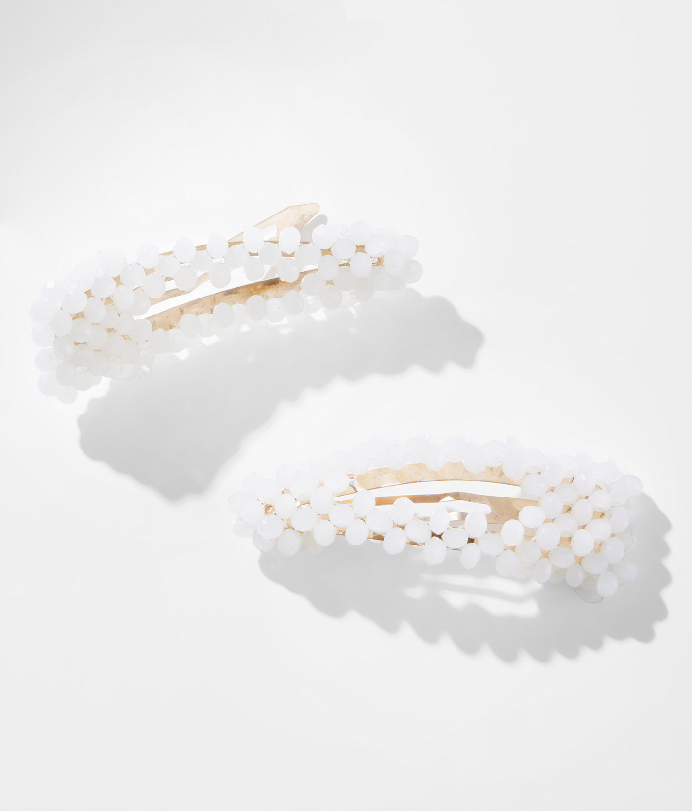 boutique by BKE 2 Pack Glitz Hair Barrettes - Women's Hair Accessories in Gold