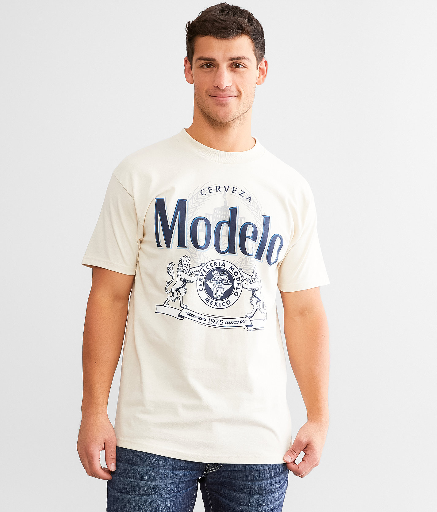 tee luv Modelo® Cerveza T-Shirt - Men's T-Shirts in Cream