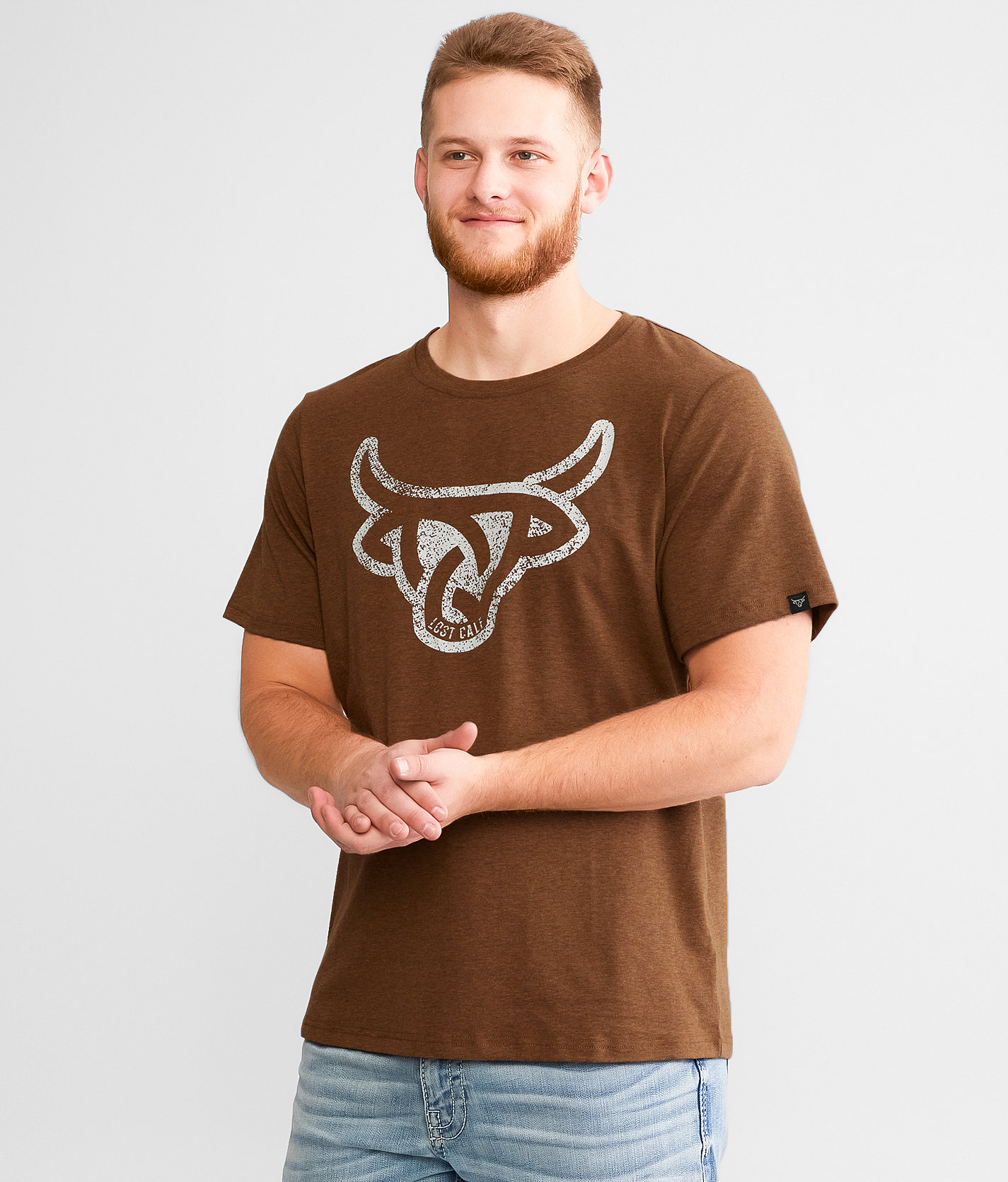 Lost Calf Angus T-Shirt - Men's T-Shirts in Brown