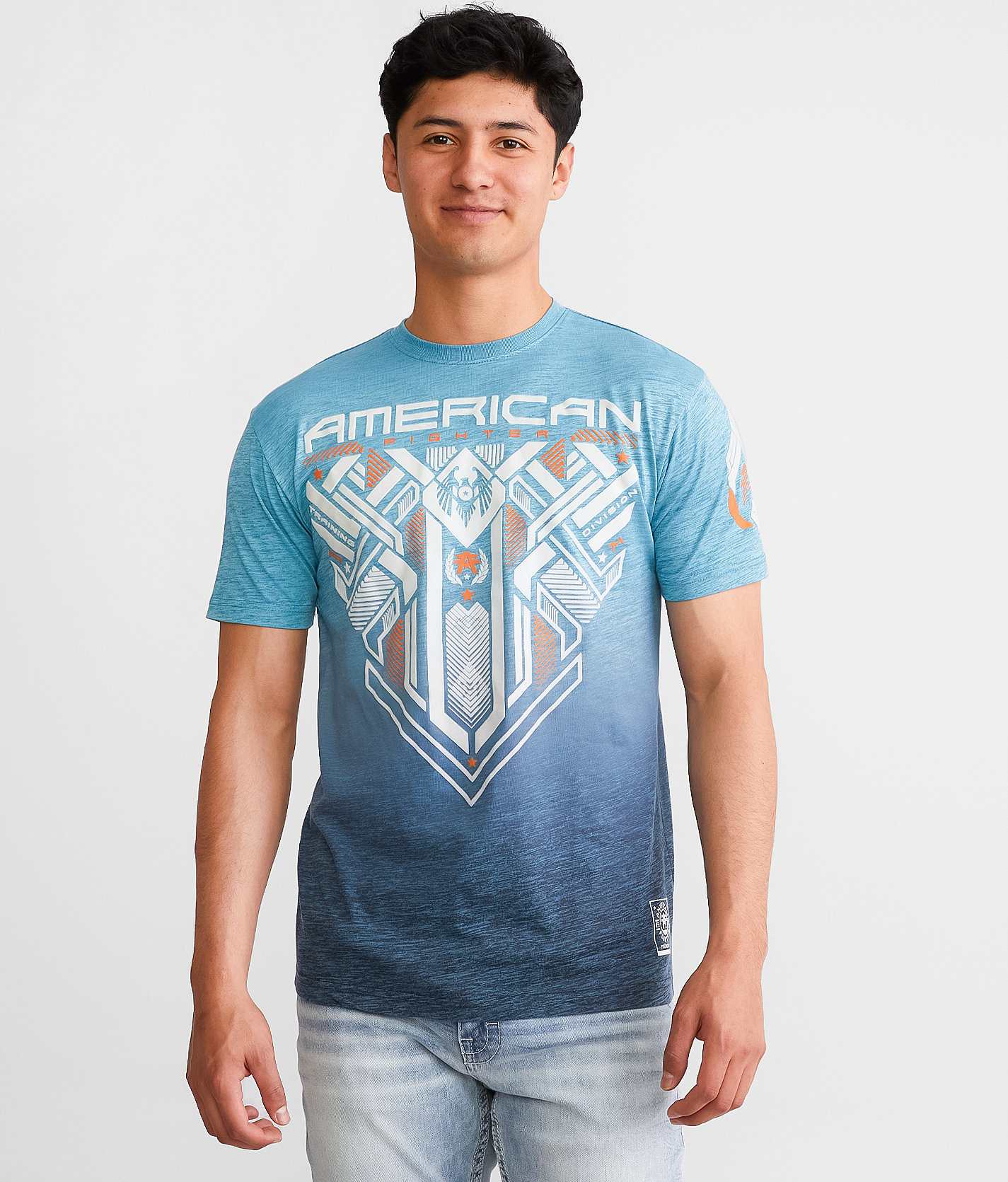 American Fighter Harcourt T-Shirt - Men's T-Shirts in Coastal Shade Colonial Bl