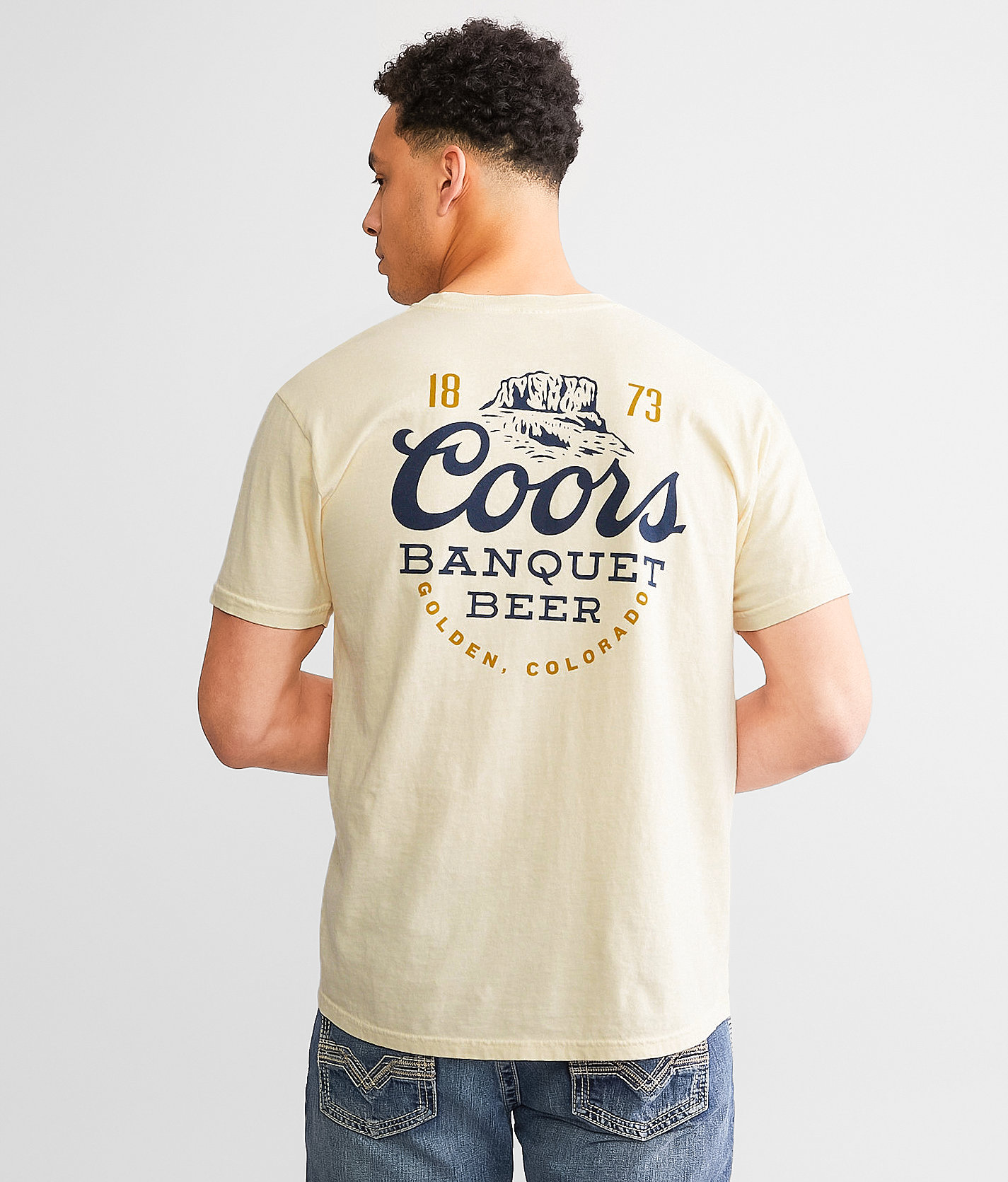 tee luv Coors® Beer T-Shirt - Men's T-Shirts in Ivory