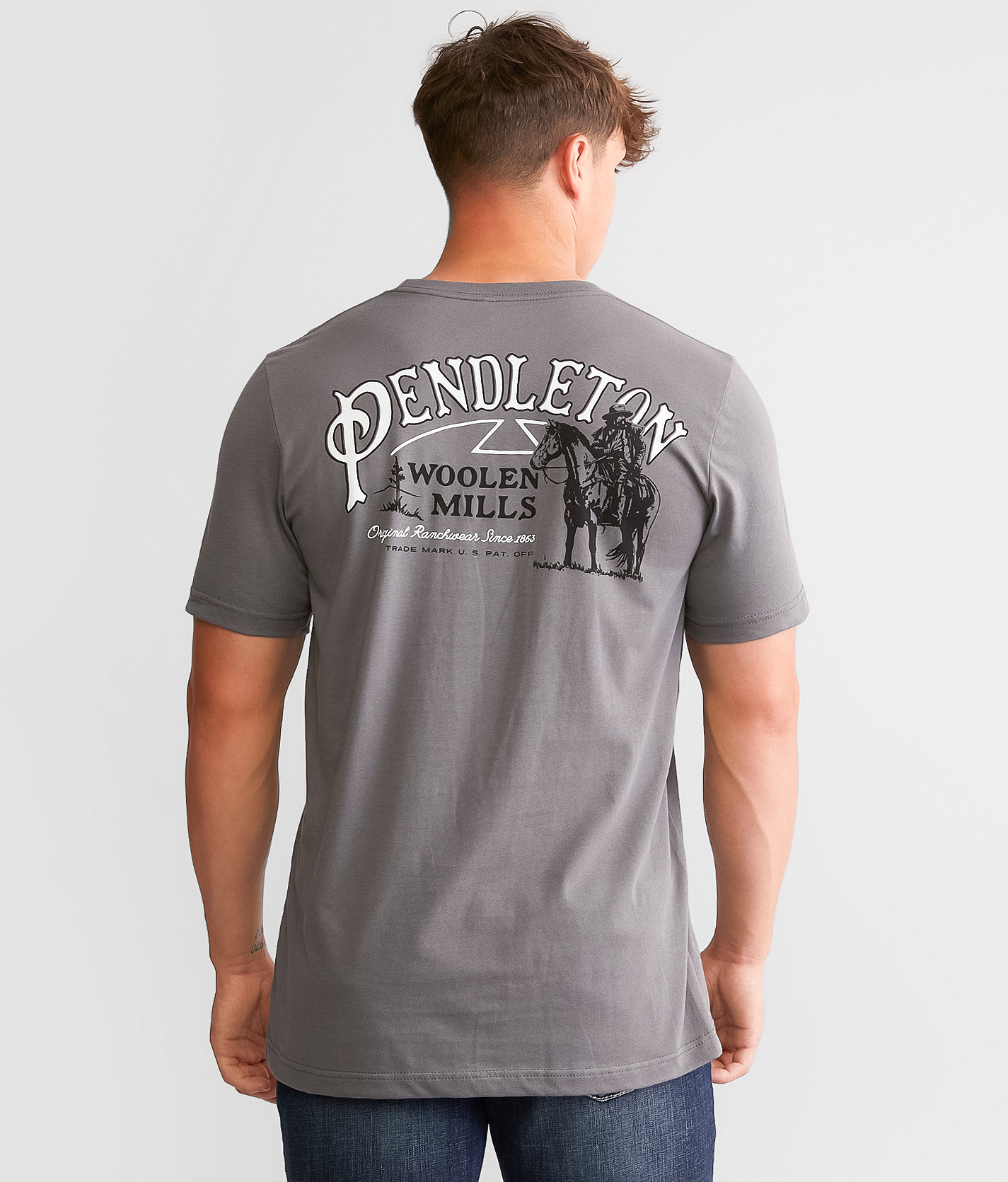 Pendleton Vintage Rancher T-Shirt - Men's T-Shirts in Asphalt