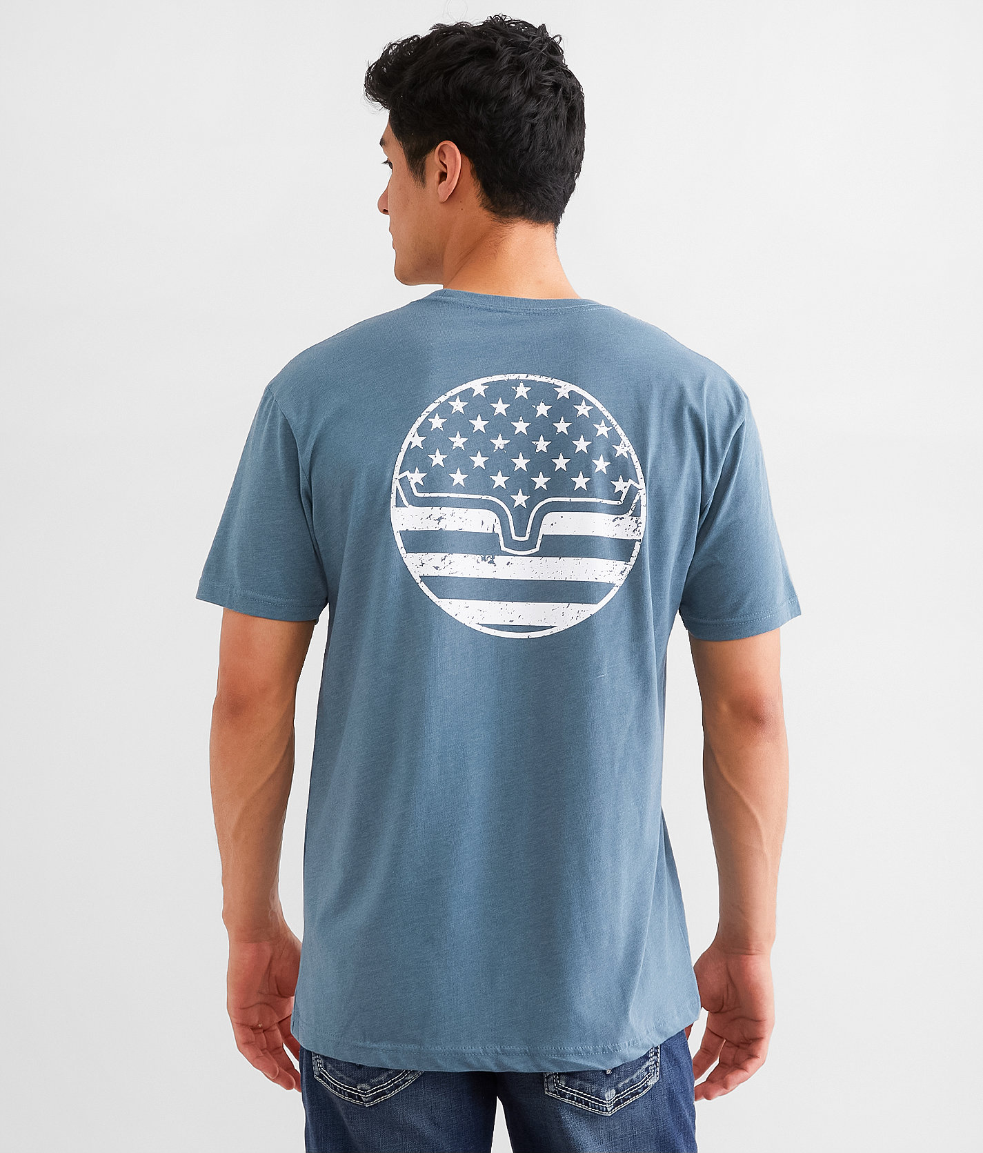 Kimes Ranch American Bullseye T-Shirt - Men's T-Shirts in Indigo
