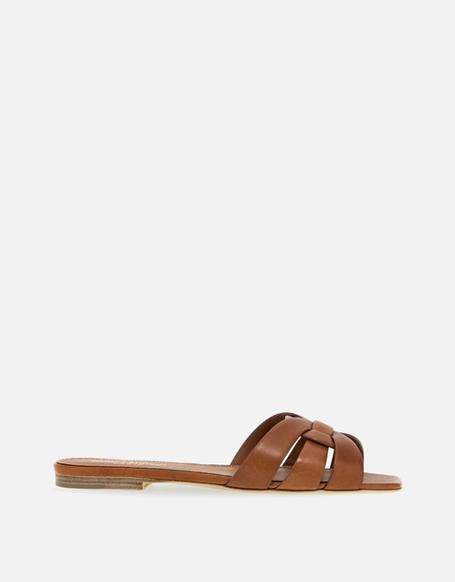 Tribute Nu Pieds Calfskin Mules