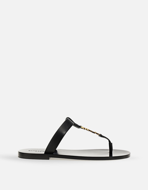 Men's Cassandre Calfskin Thong Flat Slides