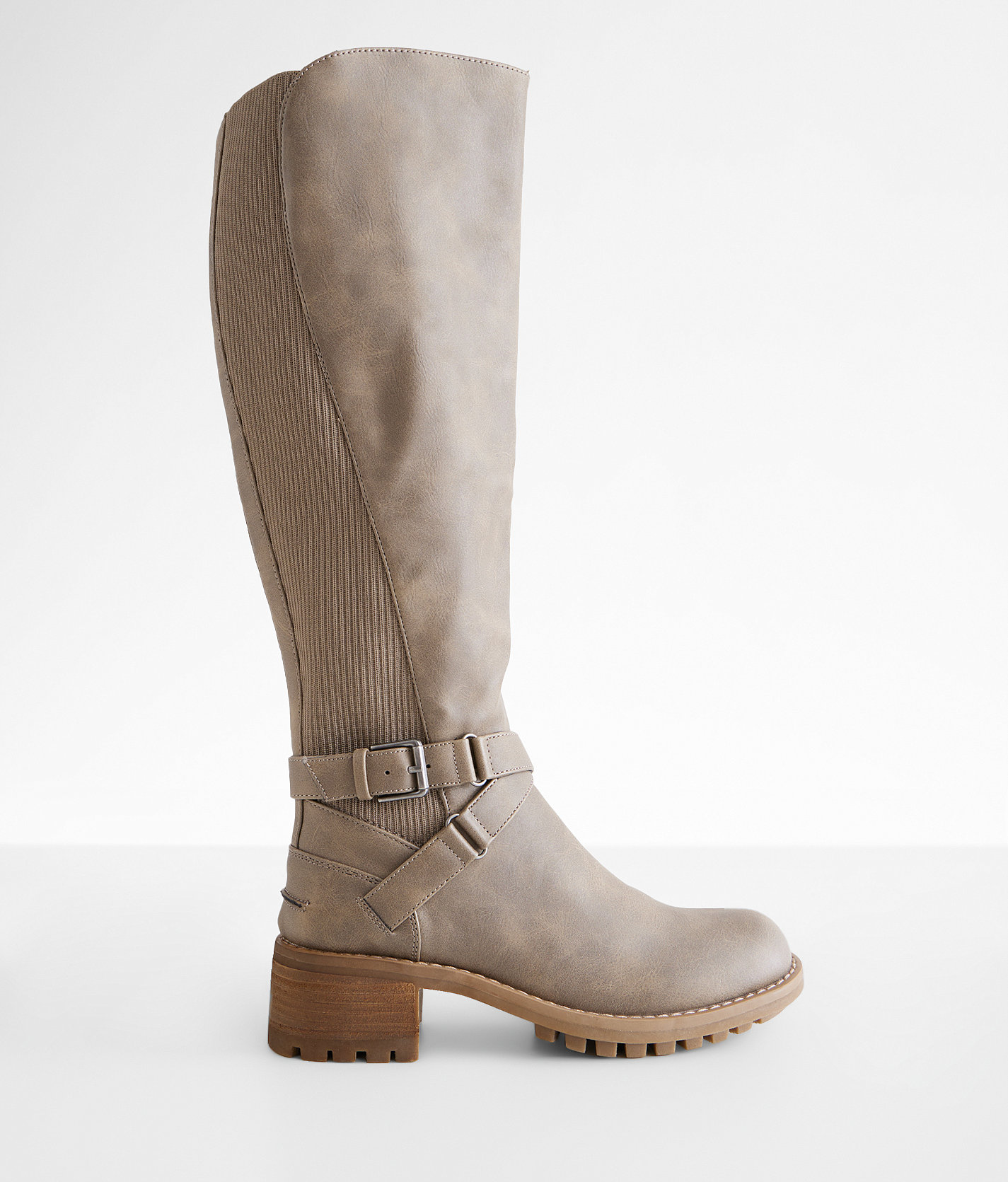 Bullboxer B-52 Tall Heeled Boot - Women's Shoes in Taupe