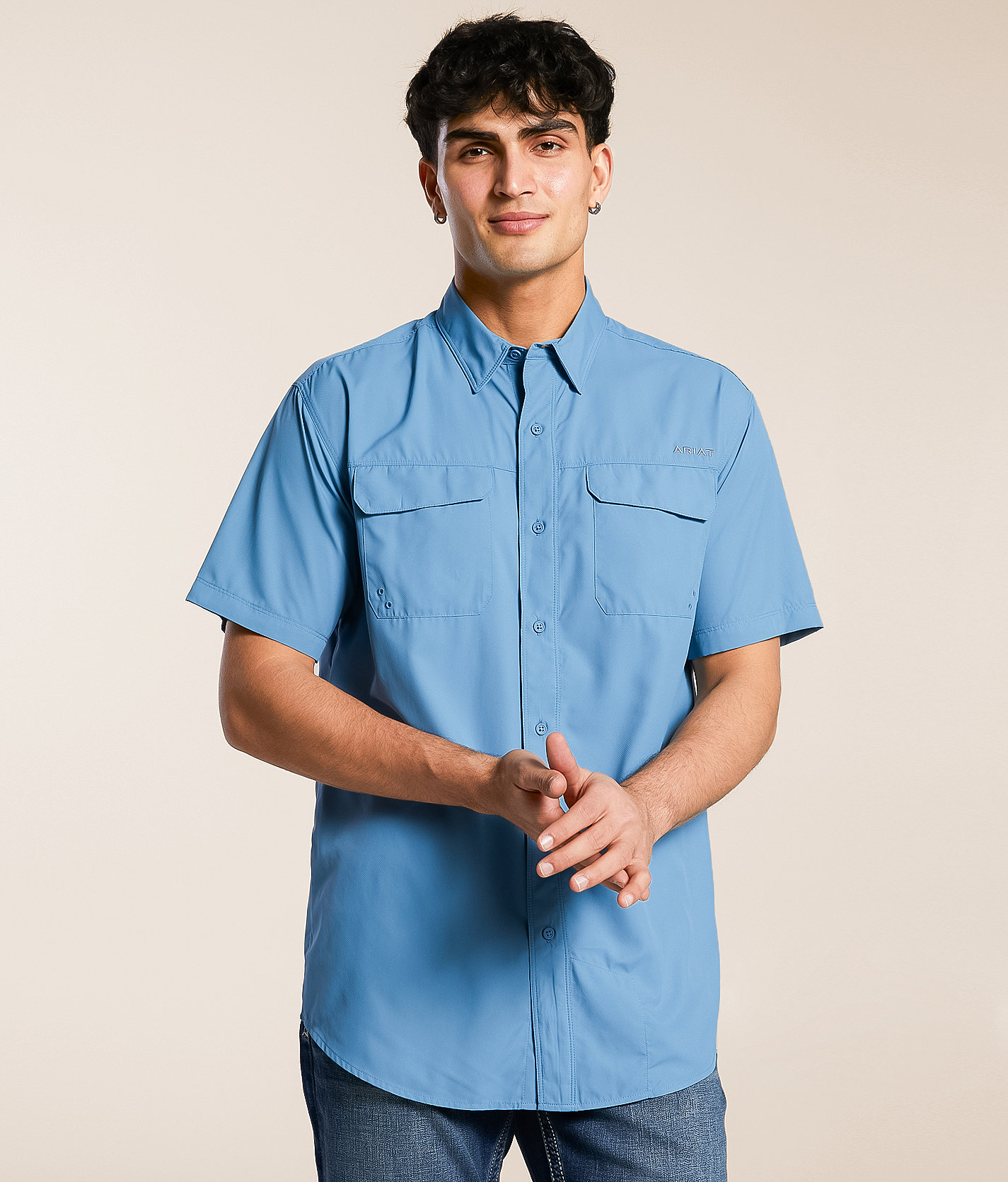 Ariat VentTEK™ Outbound Shirt - Men's Shirts in Blue Shadow