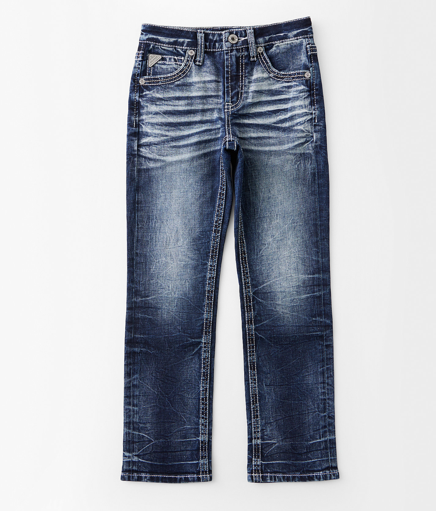 Boys - Salvage Reckless Straight Stretch Jean - Boy's Jeans in Diplodocus