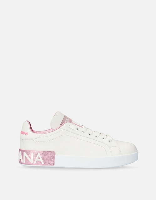 Portofino Calfskin Leather Sneakers