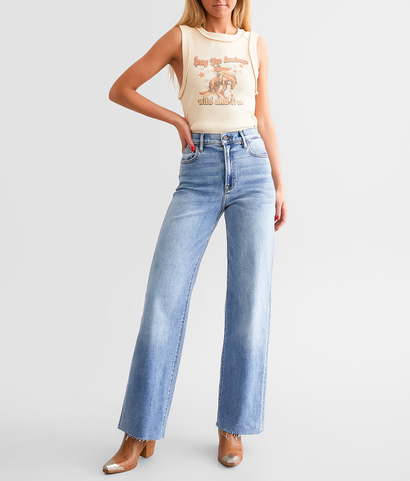 HIDDEN Logan Dad Jean - Women's Jeans in Medium Dark