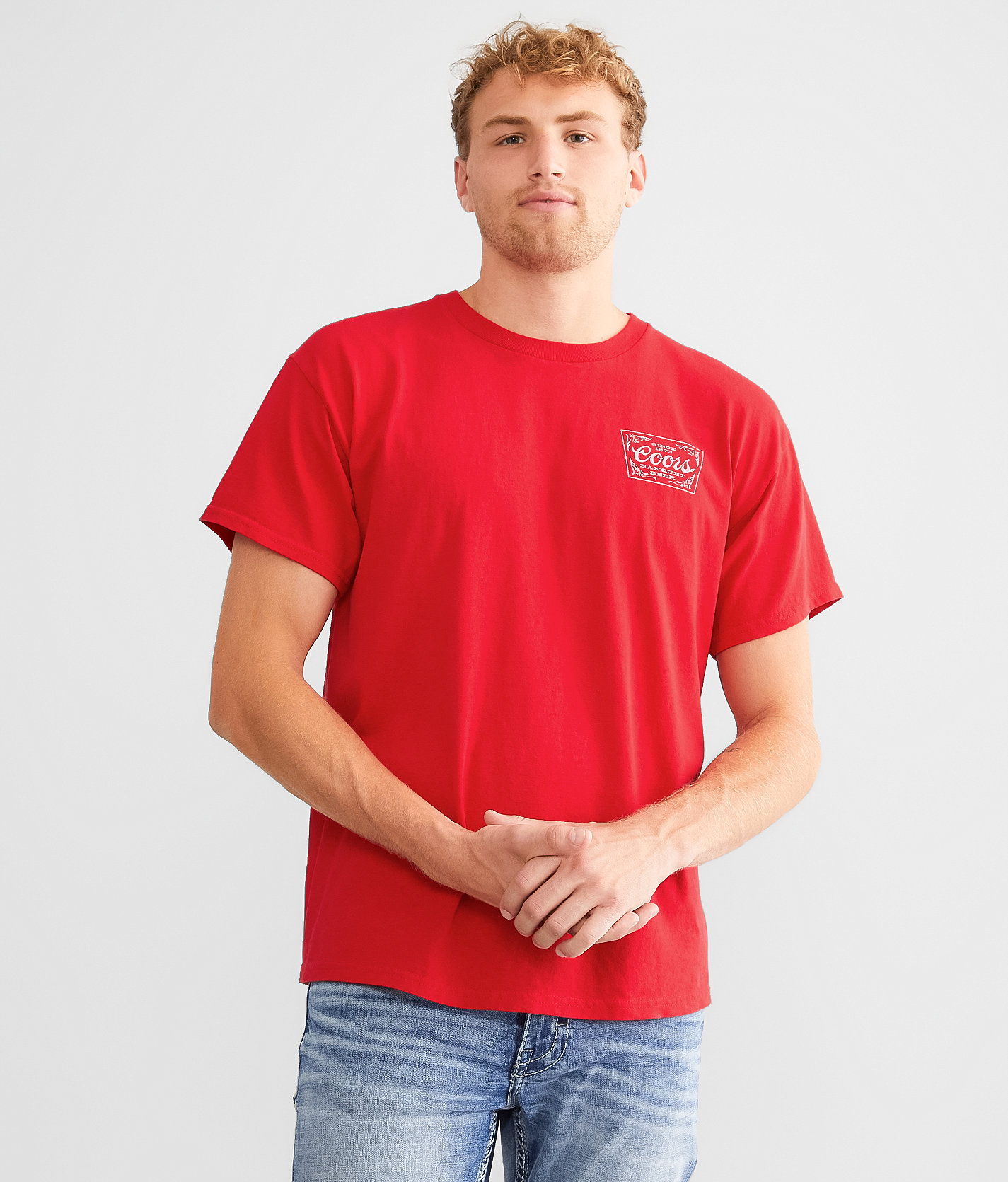 Junkfood Coors® Banquet Beer T-Shirt - Men's T-Shirts in Red
