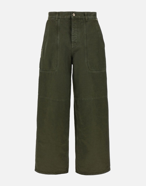 Men's Cotton Silk Blend Cargo Pants