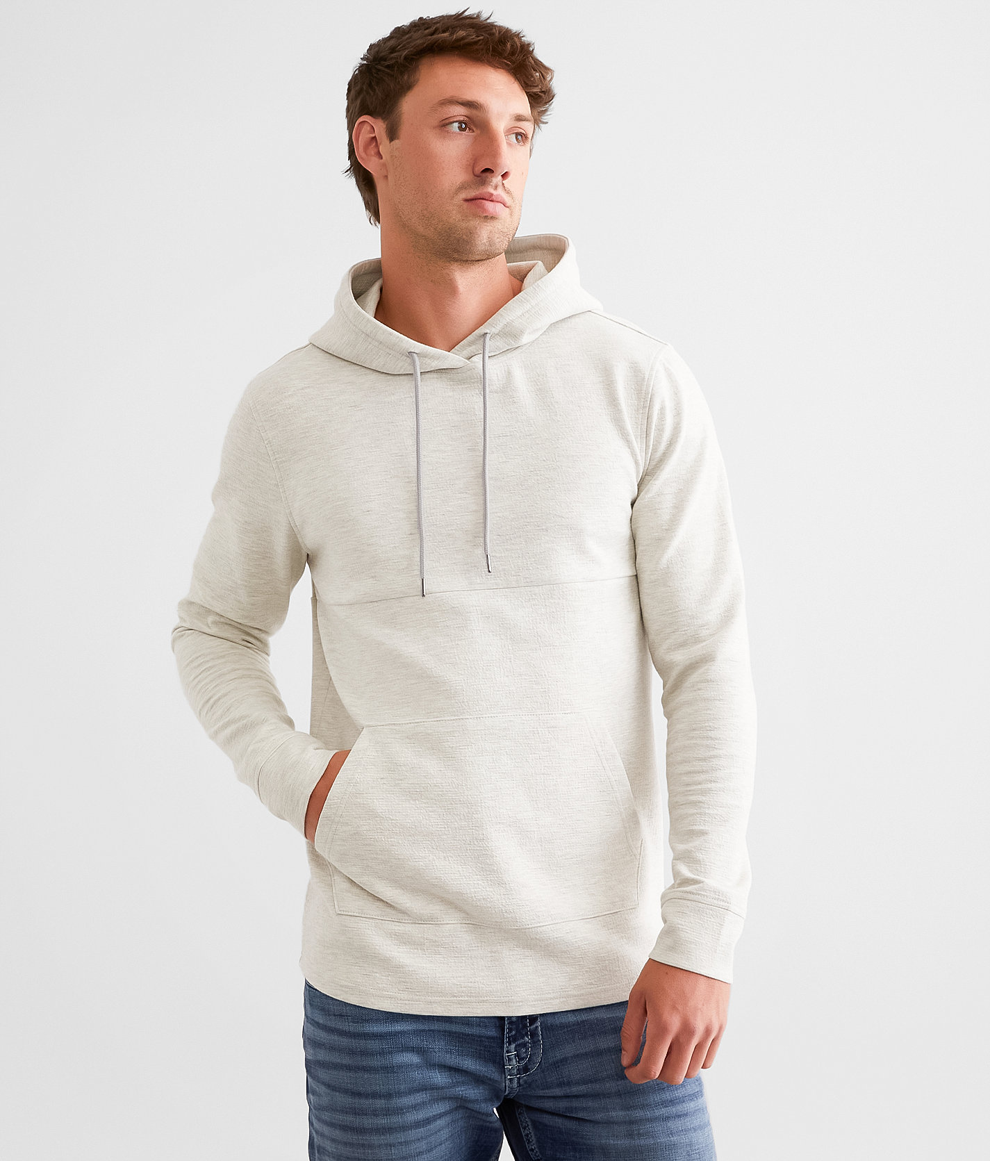 BKE Marled Hoodie - Men's Sweatshirts in Oatmeal