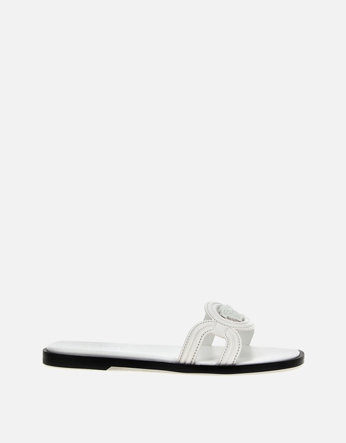 Medusa 95 Calfskin Leather Slippers