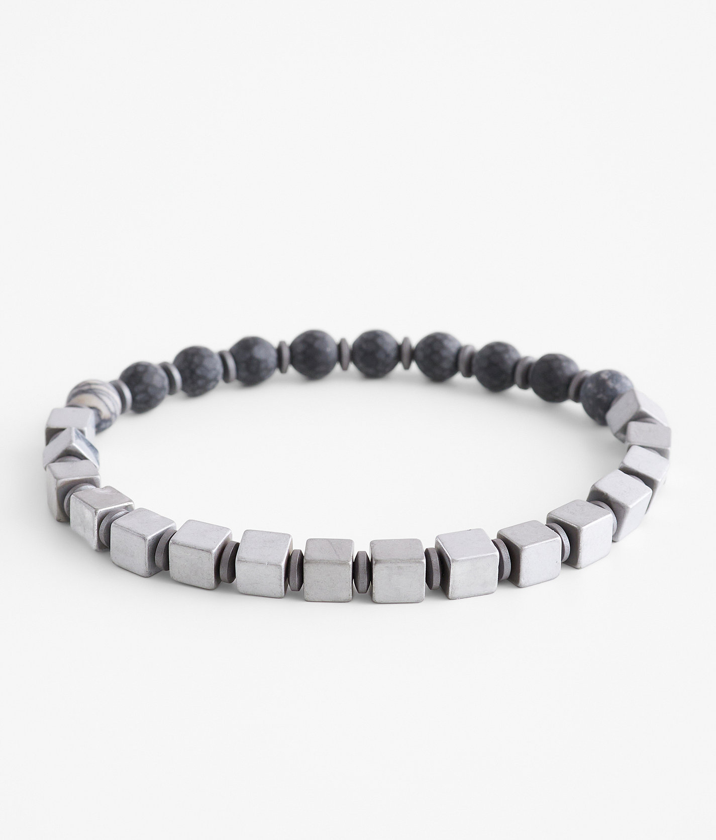 BKE Two Tone Bracelet - Men's Jewelry in Black