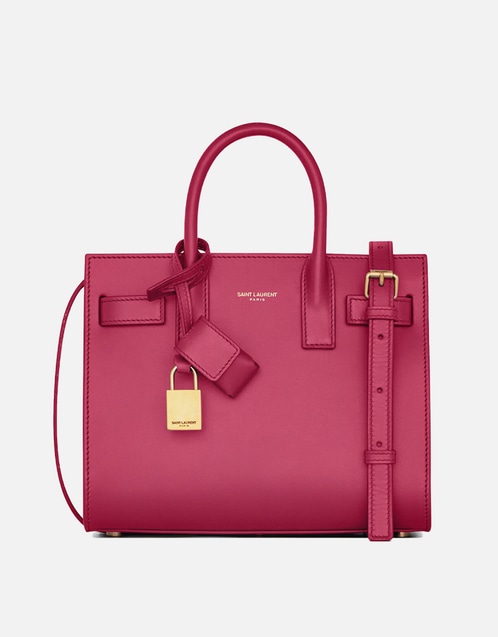 Sac De Jour Nano Grained Leather Top Handle Bag