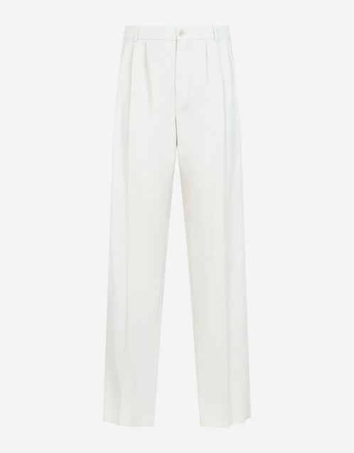 Men's Wool And Silk Pants