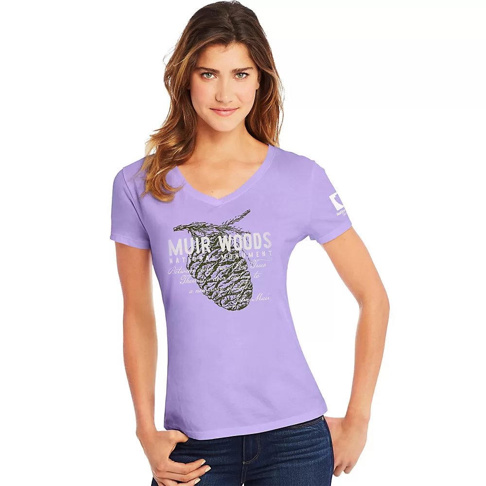 Hanes Muir Woods National Monument National Park Womens Graphic Tee