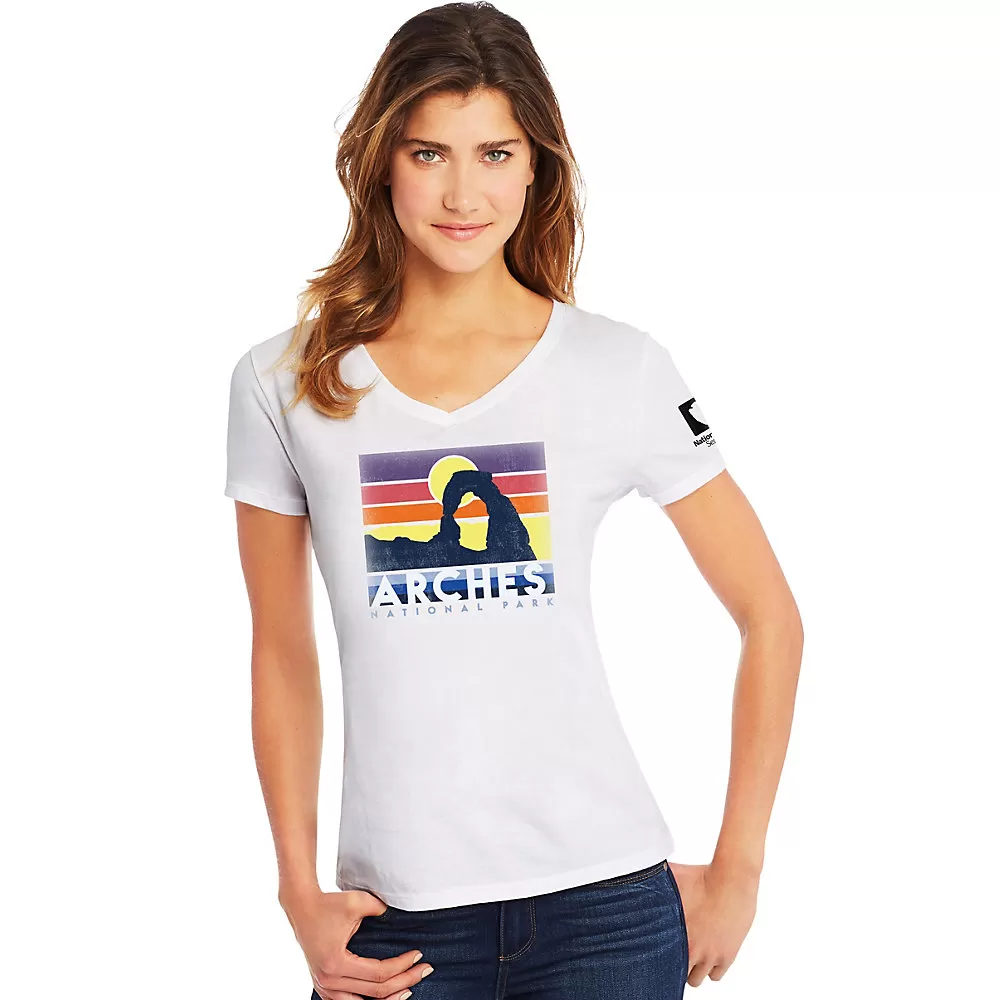 Hanes Arches National Park Womens Graphic Tee