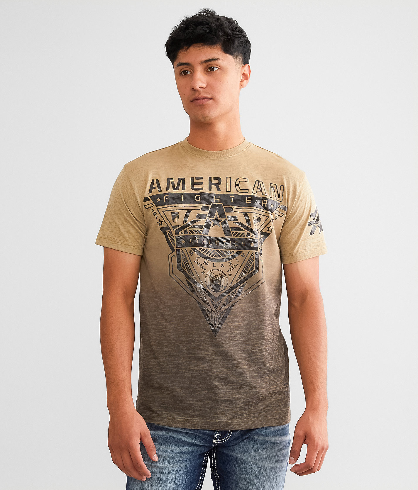 American Fighter Crestline T-Shirt - Men's T-Shirts in Twill Elmwood
