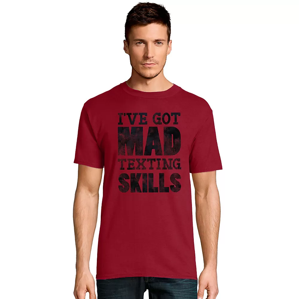 Hanes Mens Mad Skills Graphic Tee