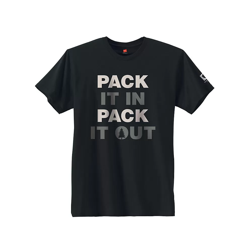 Hanes Pack it in, Pack it out National Park Graphic Tee